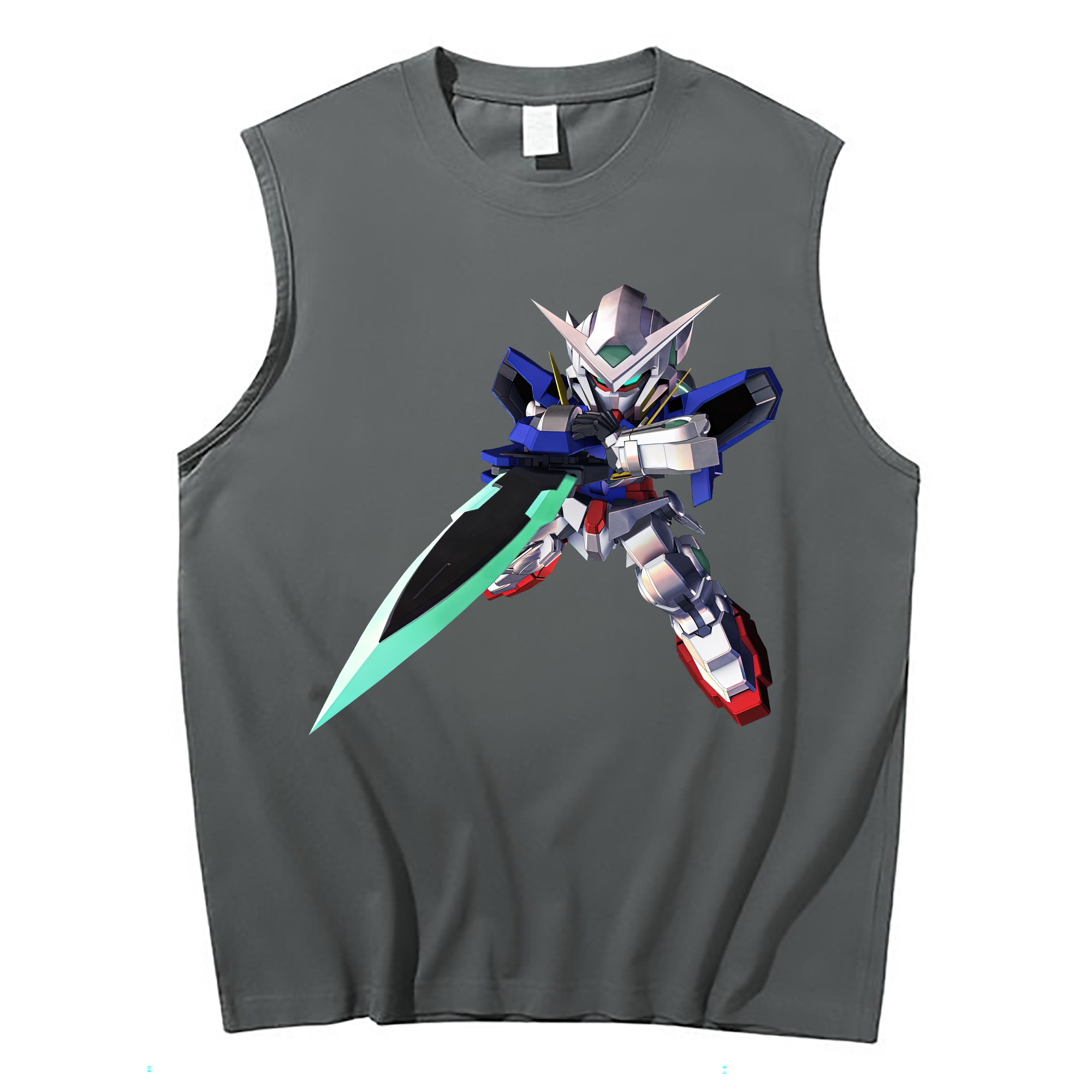 （画像用） 機動戦士ガンダム Mobile Suit Gundam コットン100％タンクトップ（フロントプリント）